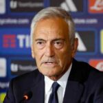 Gabriele Gravina in conferenza stampa