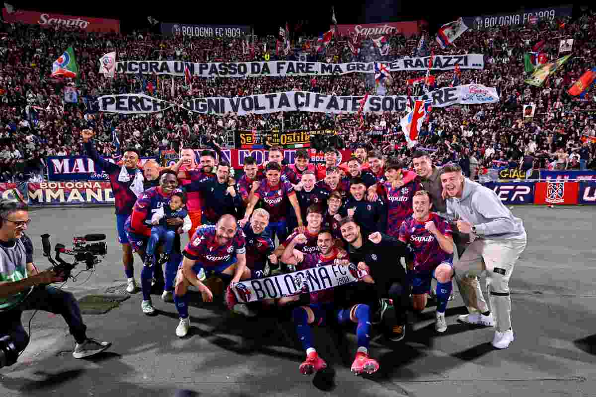 L'entusiasmo dei tifosi del Bologna per la Coppa Italia