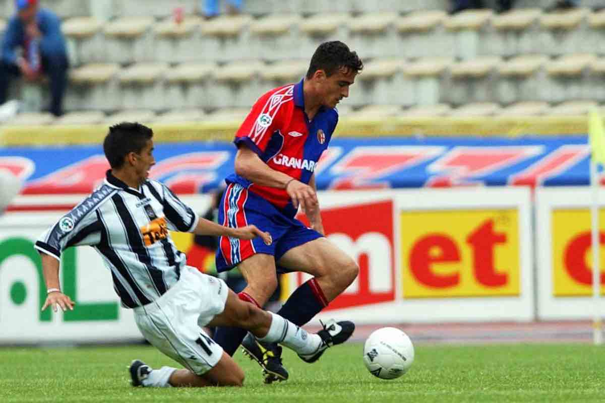 Giacomo Cipriani in azione durante Bologna-Udinese (2001)