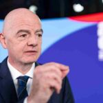 Gianni Infantino in primo piano
