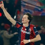 Giovanni Fabbian festeggia il gol