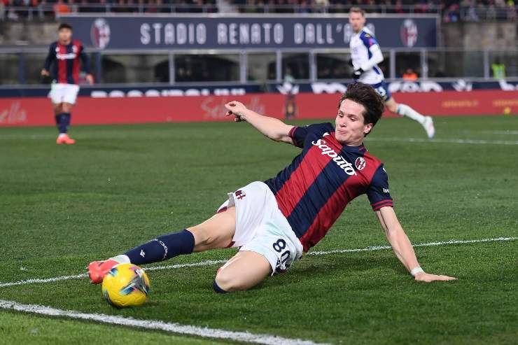 Giovanni Fabbian in scivolata