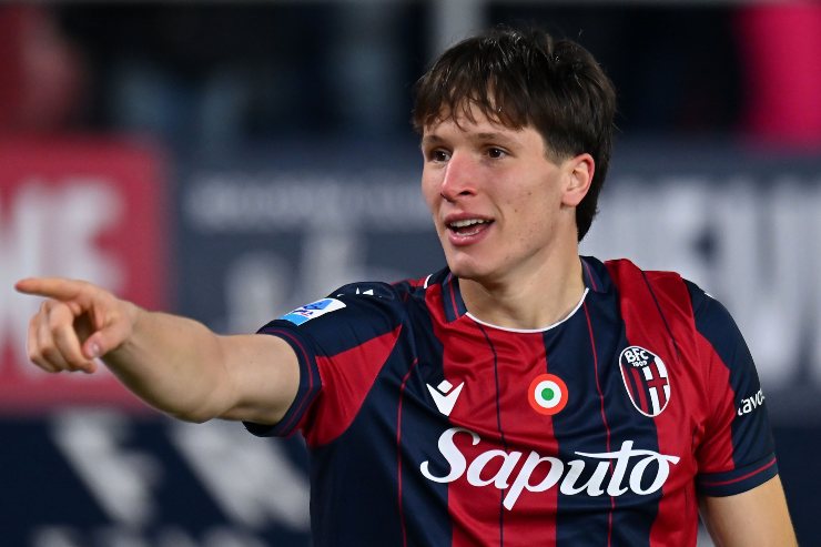 Fabbian esulta dopo il gol