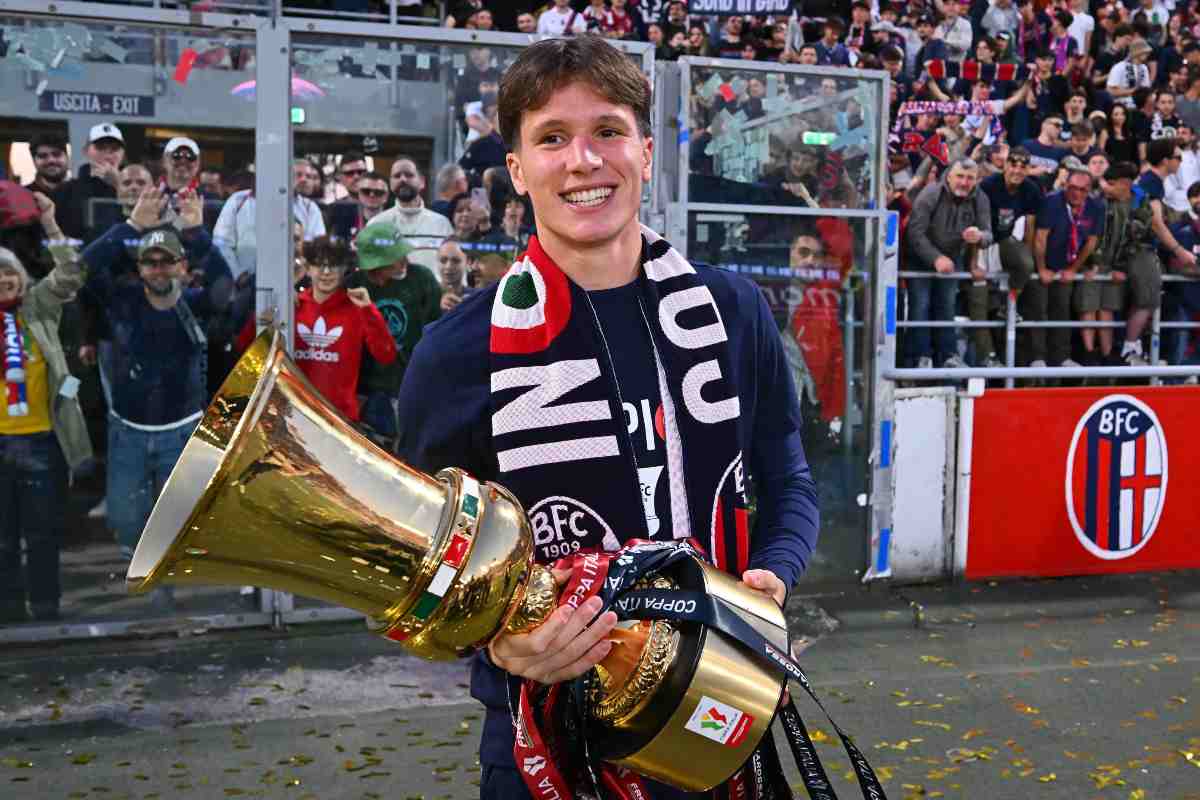 Fabbian con la Coppa