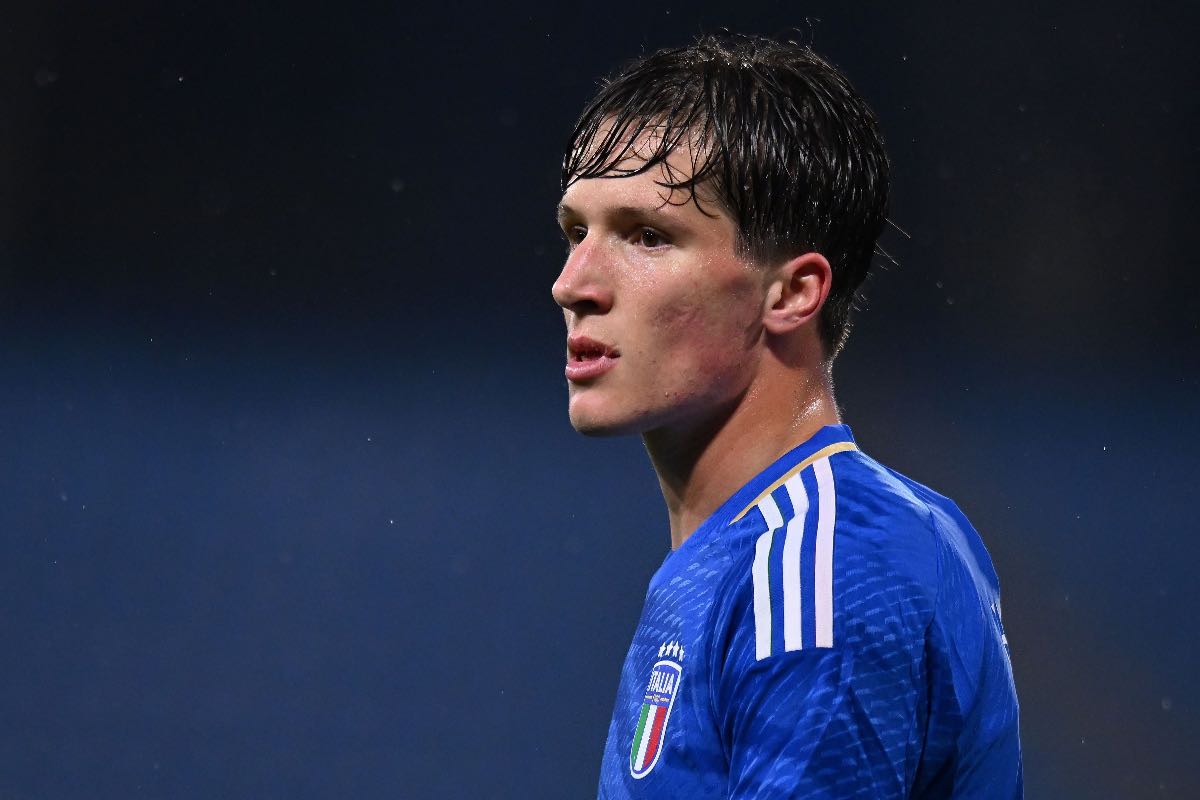 Giovanni Fabbian con la maglia dell’Italia U21