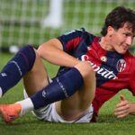 Giovanni Fabbian durante Bologna-Torino