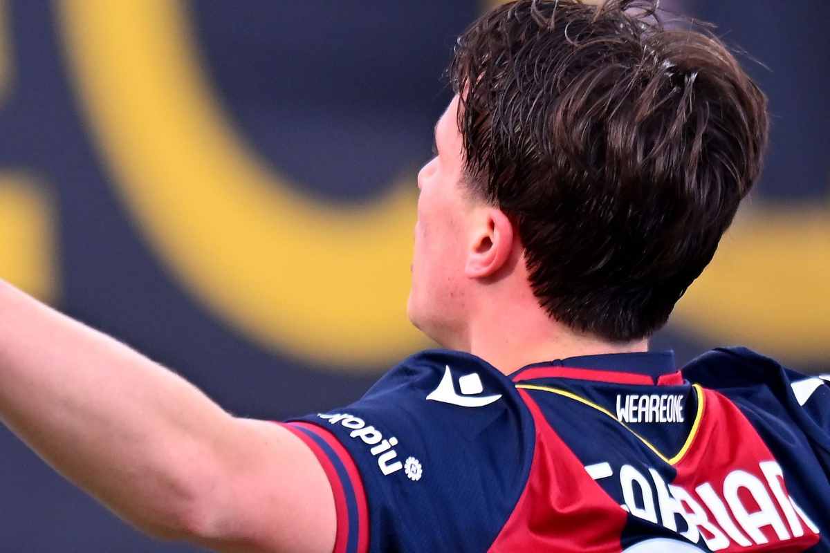 Giovanni Fabbian nell'ultima partita contro la Lazio