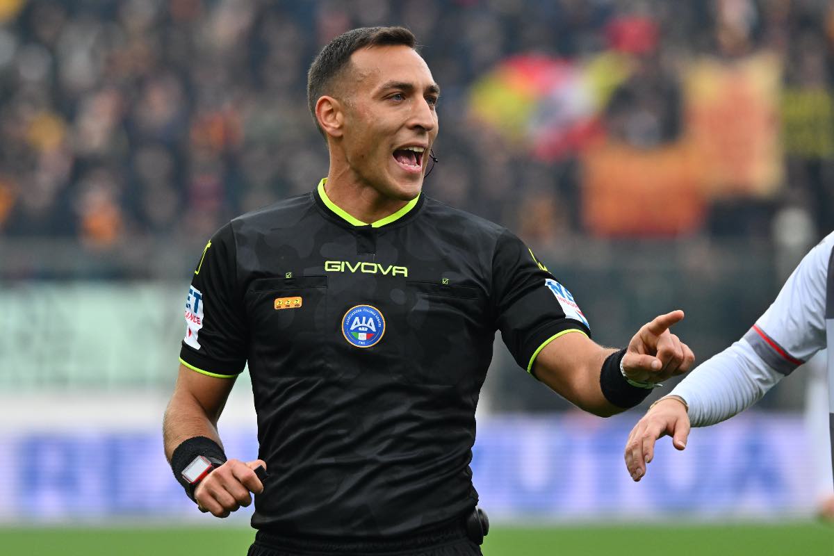 Giuseppe Mucera durante Cremonese-Lecce