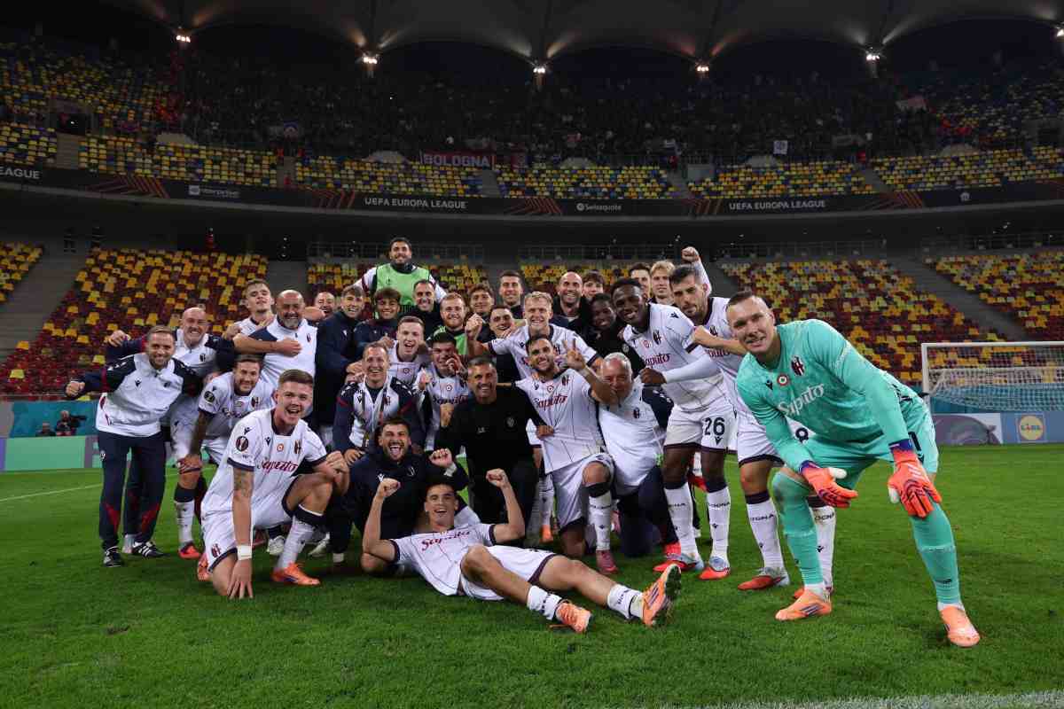 Foto di gruppo Bologna a Bucarest