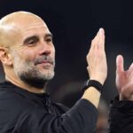 Guardiola in primo piano