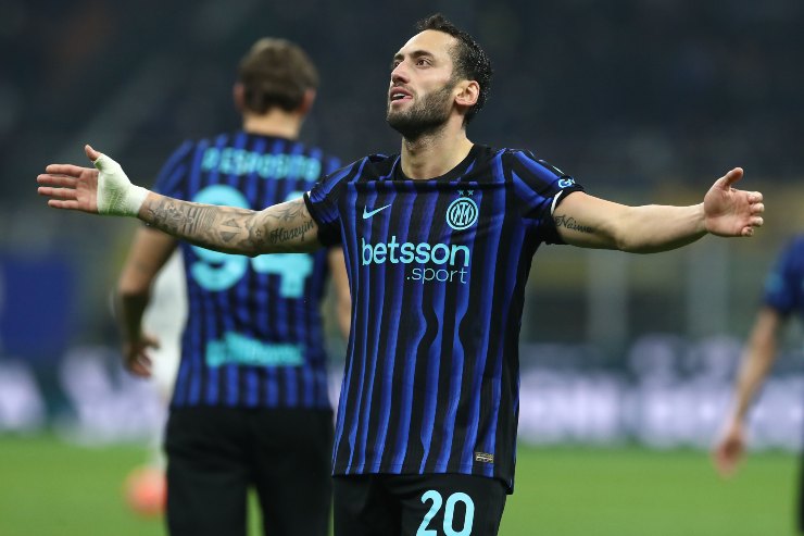 Calhanoglu in primo piano