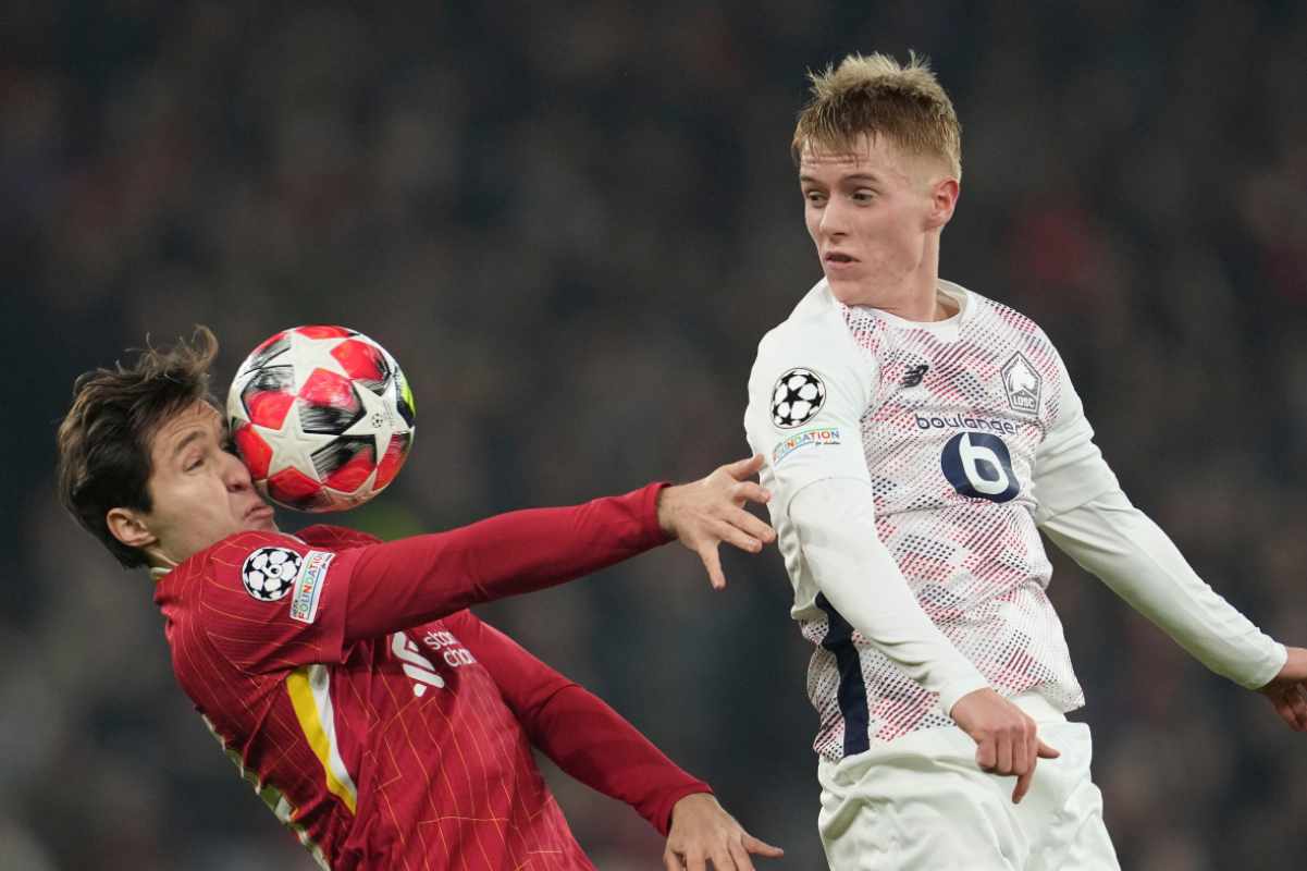 Haraldsson in azione con Chiesa