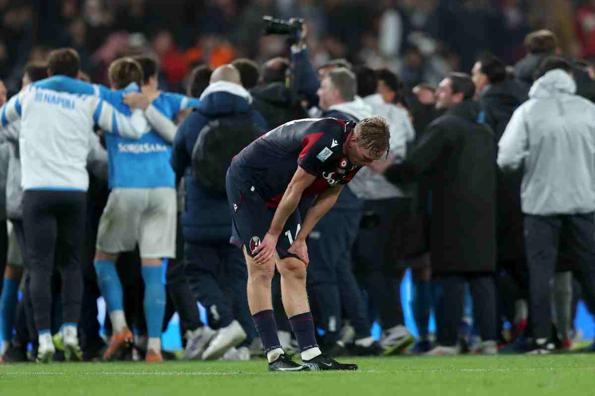 Heggem dopo la sconfitta con il Napoli