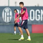 Helland in allenamento