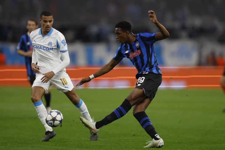 Honest Ahanor in azione con l'Atalanta