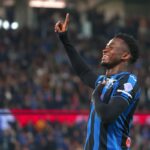 Sulemana esulta dopo un goal da fuori area segnato contro la Roma