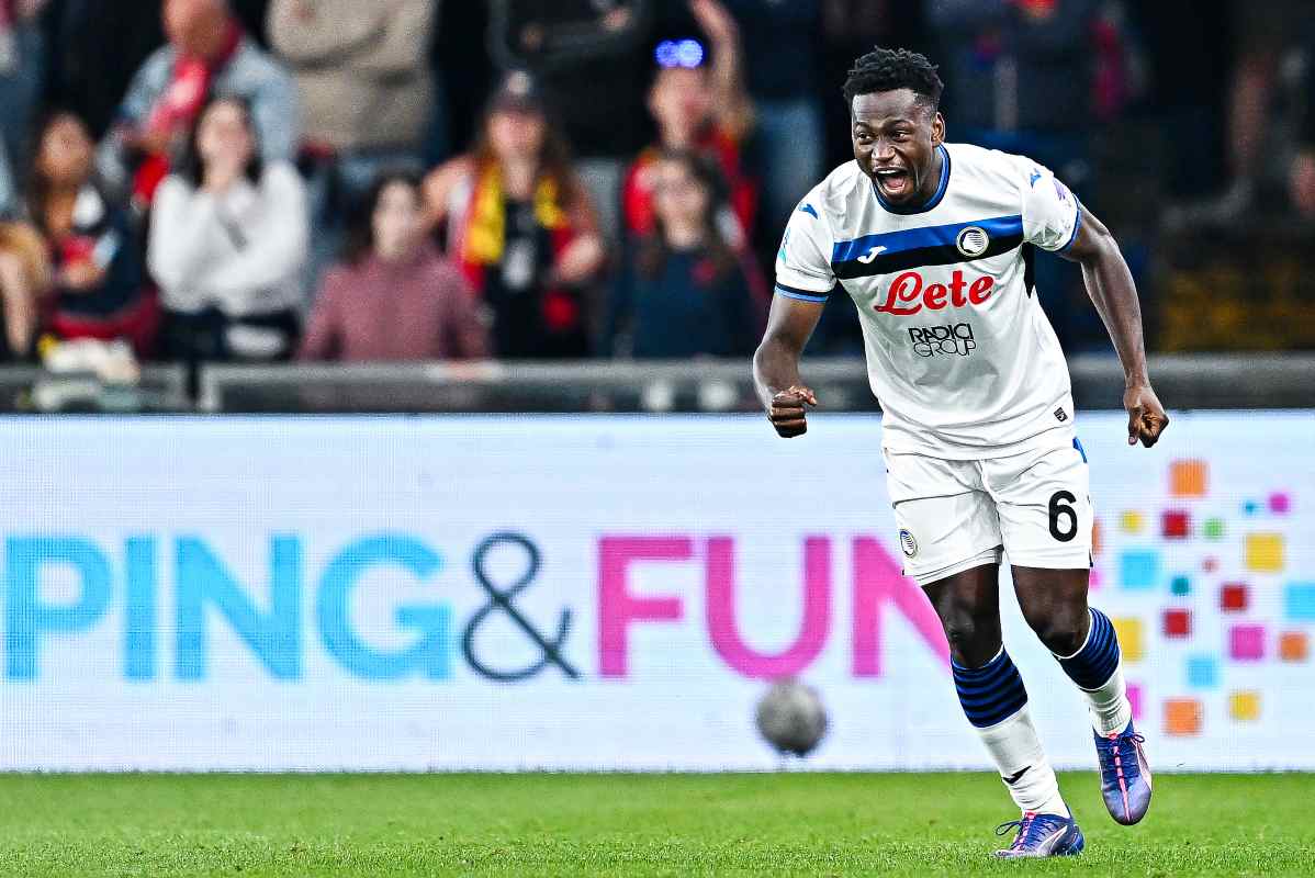 Ibrahim Sulemana con l'Atalanta stagione 24 25