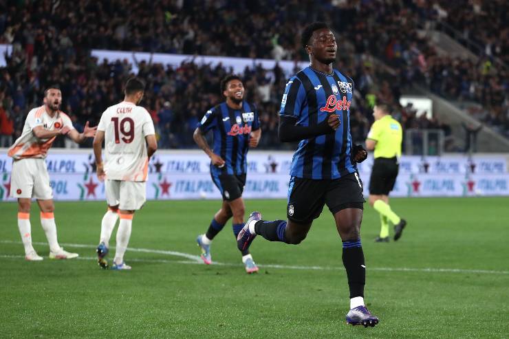 Sulemana esulta dopo un gol