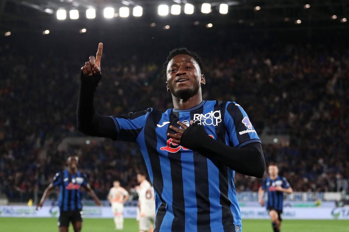 Ibrahim Sulemana festeggia dopo il gol