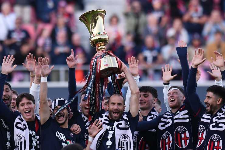 Il Bologna alza la Coppa Italia