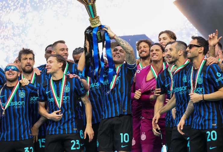 L'Inter festeggia un titolo