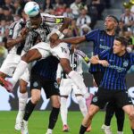 Un'azione dello scorso Inter-Juve