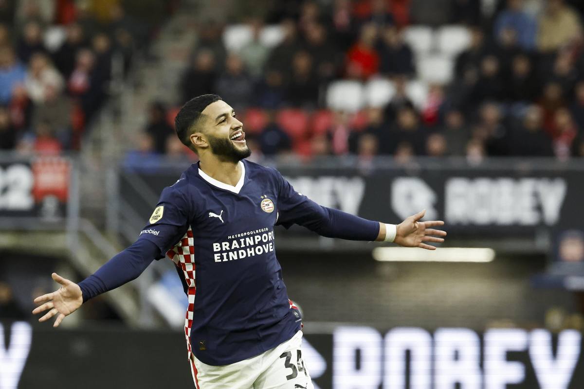 Saibari esulta dopo un gol