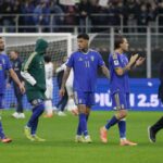 I calciatori dell'Italia delusi