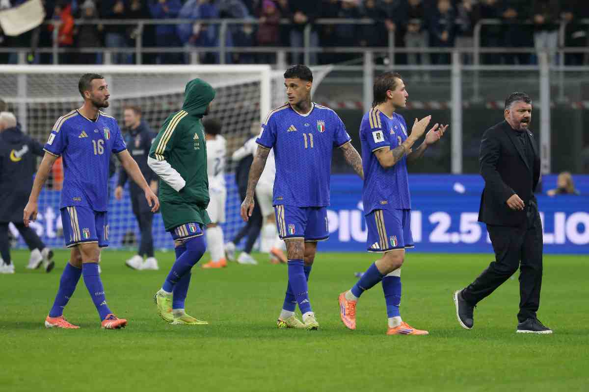 I calciatori dell'Italia