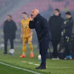 Vincenzo Italiano head coach of Bologna FC during the Serie A match between Bologna FC 1909 and Udinese Calcio at Renato Dall'Ara Stadium on February 23, 2026 in Bologna, Italy.