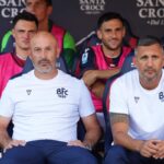 Vincenzo Italiano e il suo vice Daniel Niccolini durante Bologna-Genoa