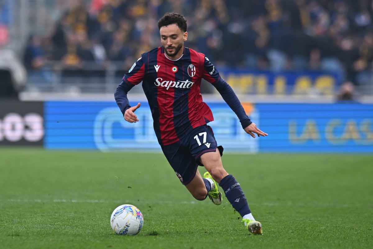 Joao Mario in azione durante Bologna-Verona