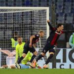 Odgaard in gol contro la Lazio