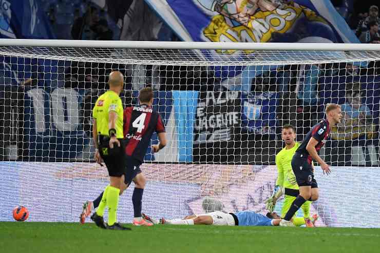Odgaard in gol contro la Lazio