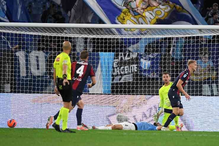 Odgaard in gol contro la Lazio