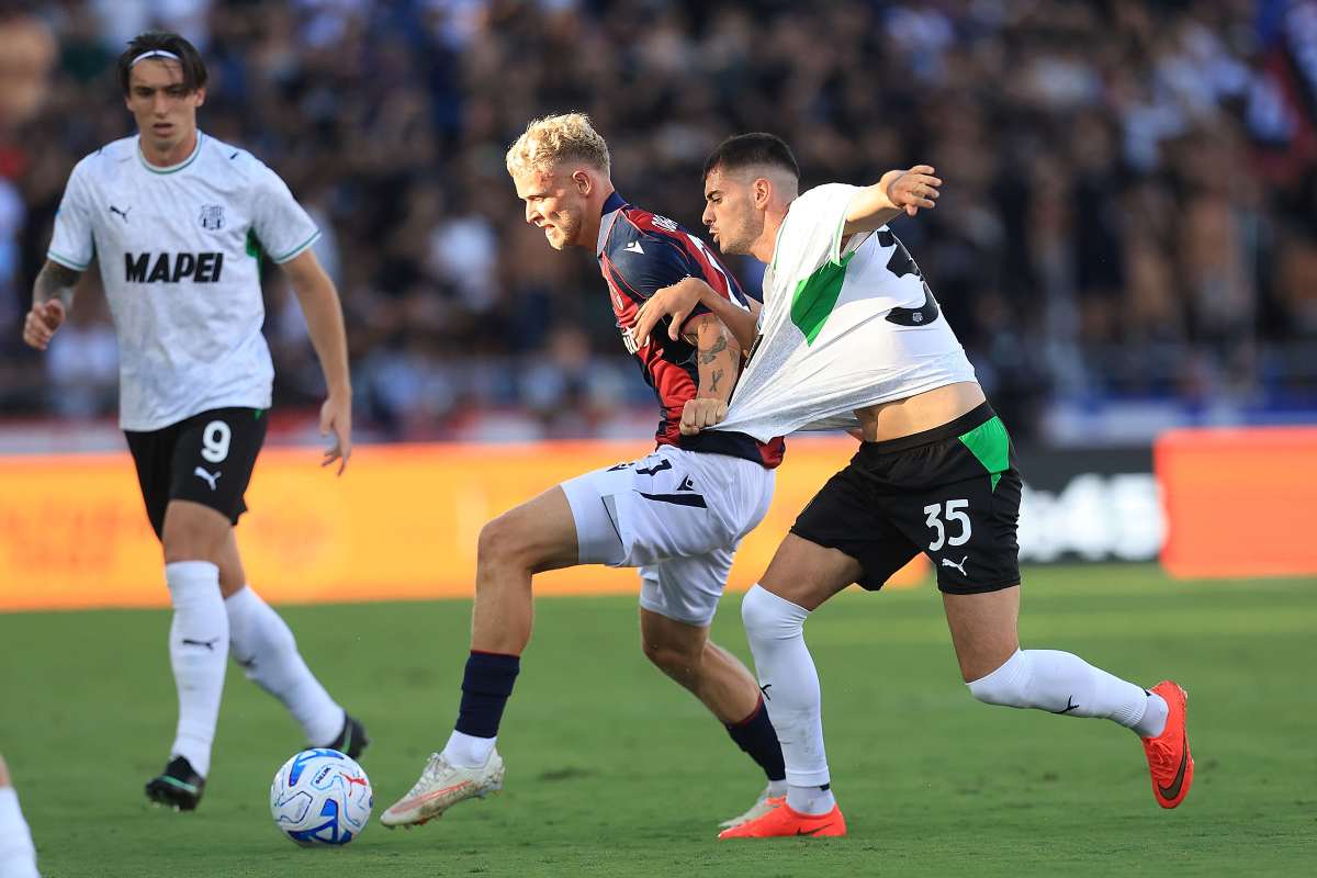 <span class='timeline-live-label'>LIVE</span> Diretta Bologna-Sassuolo 0-1: problemi per Volpato. Idzes vicino al raddoppio
