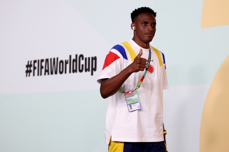 Jhon Lucumí prima del match