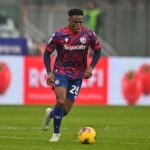 Jhon Lucumí in possesso palla