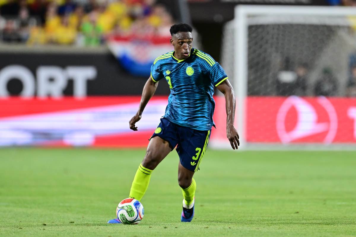 Jhon Lucumí in azione durante Colombia-Croazia