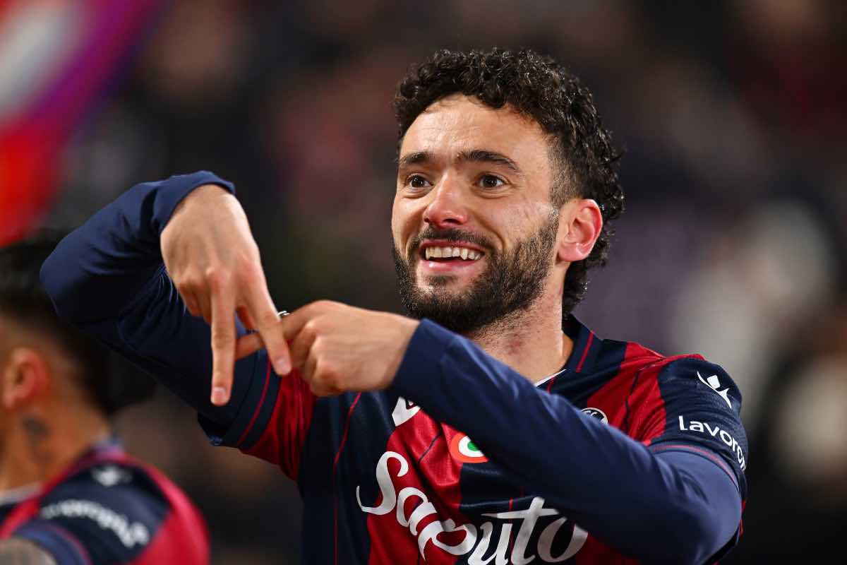 Joao Mario esulta dopo il gol in Bologna-Brann