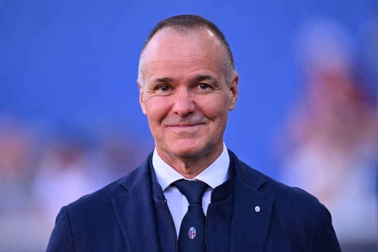 Joey Saputo, Chairman of Bologna, looks on prior to the Serie A match between Bologna FC 1909 and Como 1907 at Renato Dall'Ara Stadium on August 30, 2025 in Bologna, Italy.