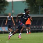 Rowe in allenamento