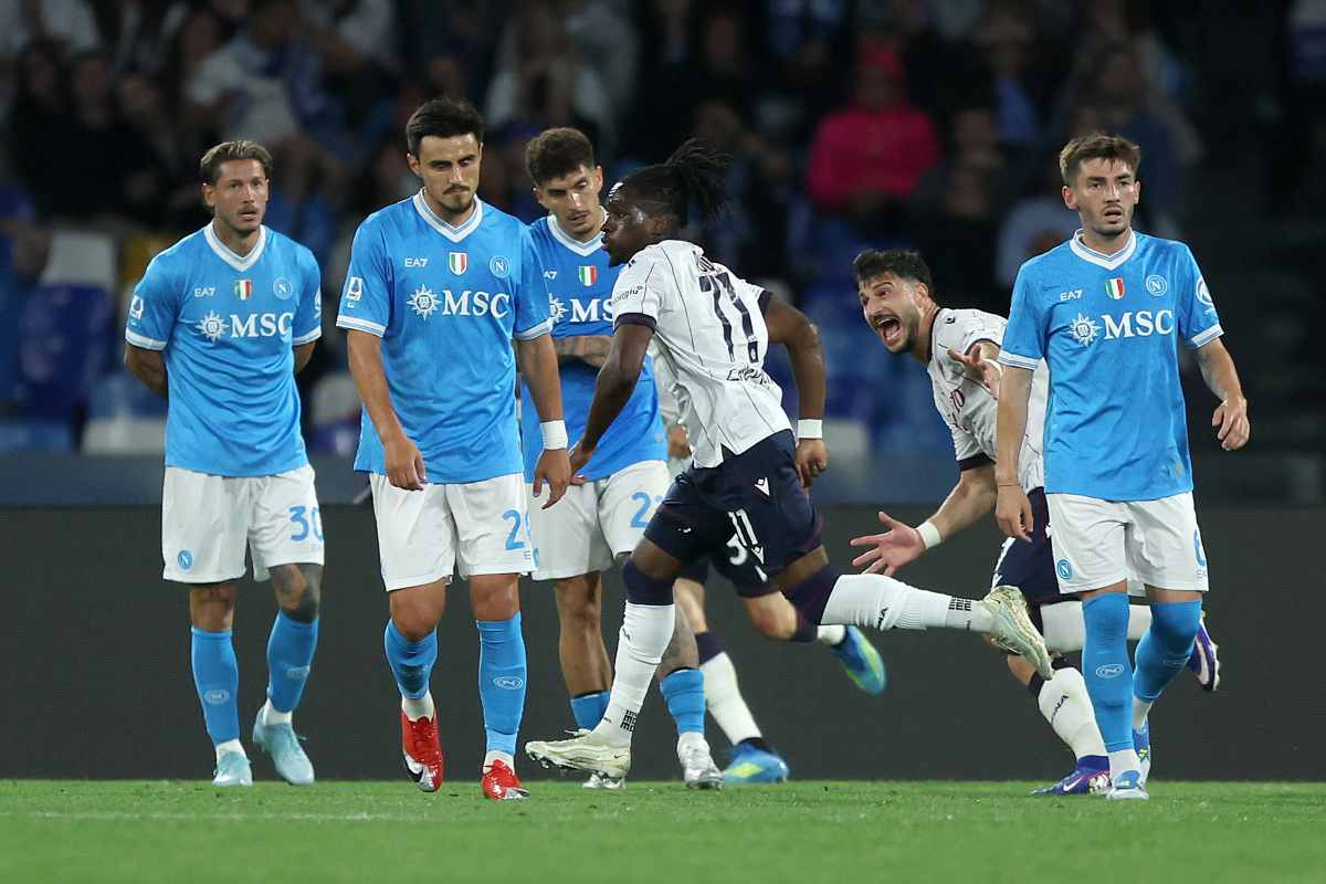 Napoli-Bologna, Rowe: “Stare in panchina dall’inizio non fa mai piacere. Cosa mi ha detto il mister. ” Miranda: “Grande partita”