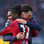 Rowe e Zortea dopo il gol