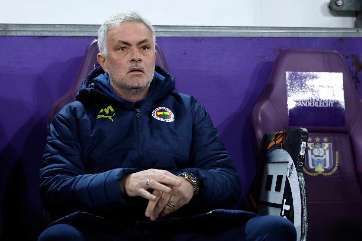 Mourinho in panchina