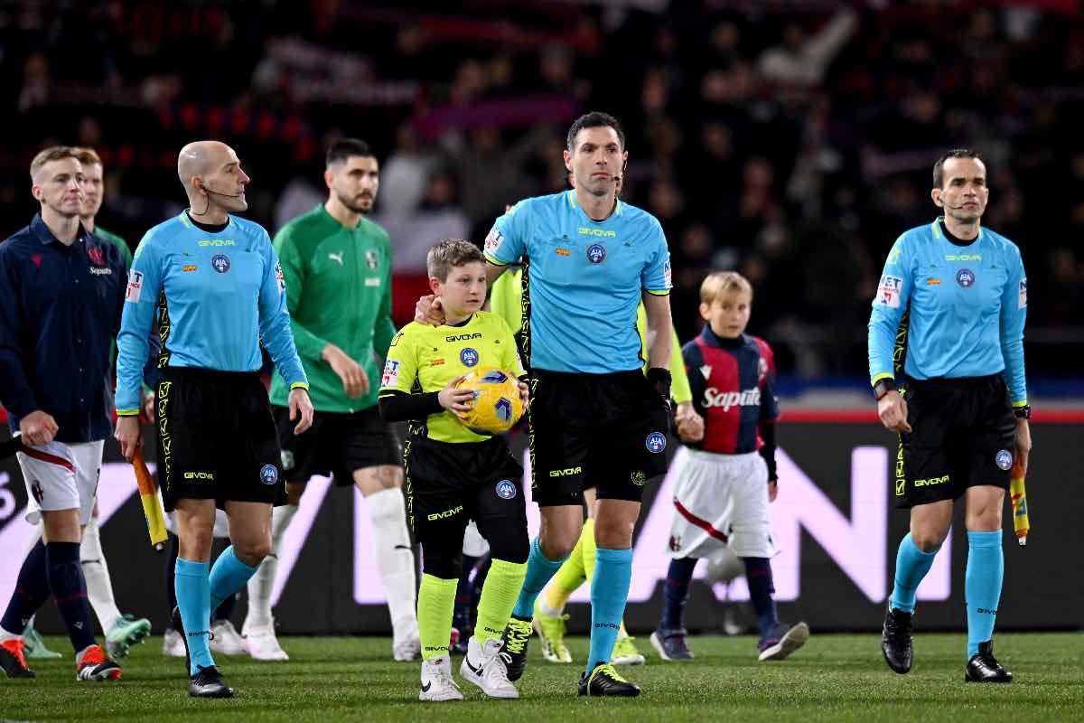 Juan Luca Sacchi in Bologna-Sassuolo del 2024