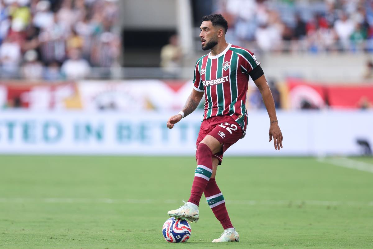 Juan Pablo Freytes del Fluminense in conduzione palla