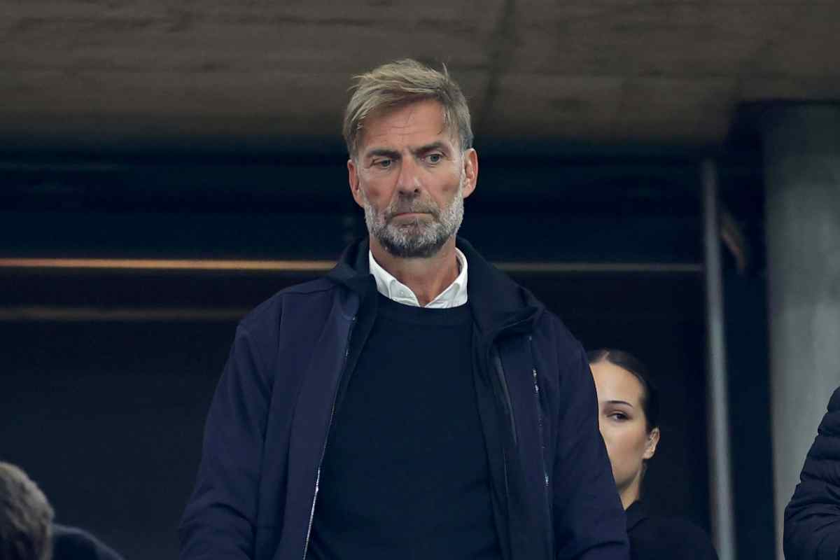 Jurgen Klopp in primo piano