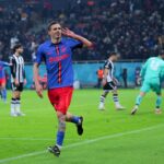 Juri Cisotti esulta dopo un gol