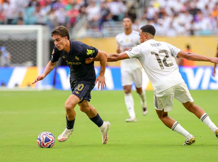 Un momento di Juve-Real